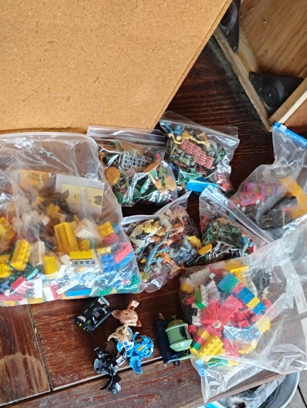Assorted Kids Toy Building Blocks and Mini Figures - Multi-Color